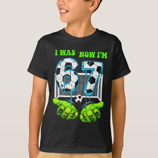 T-shirt J'avais 6 ans maintenant j'ai 7 ans garçon d'anniv (Devant)