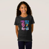 T-Shirt J'avais 6 ans maintenant j'ai 7 ans Glitch Drip Dr (Devant entier)