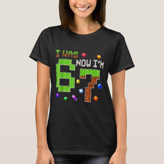 T-shirt J'avais 6 ans maintenant j'ai 7 ans Six Sept 7e an (Devant)