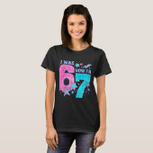 T-shirt J'avais 6 ans maintenant j'ai 7 ans Six Sept Drôle (Devant entier)