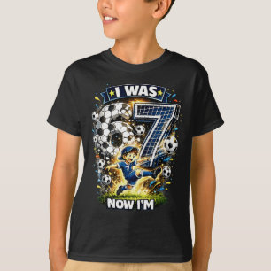 T-shirt J'avais 6 ans maintenant j'ai 7 ans Six Sept Footb