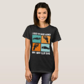 T-shirt J'avais de l'argent maintenant j'ai des circuits d (Devant entier)