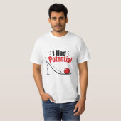 T-shirt J'avais de l'humour de physique potentiel (Devant entier)