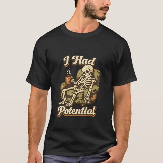 T-shirt J'avais du potentiel (Devant)