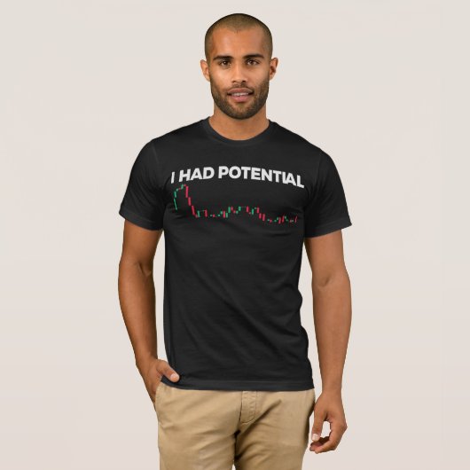 T-shirt j'avais-du-potentiel (Devant entier)