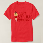 T-shirt J'avais envie de courir Forrest Gump (Design devant)