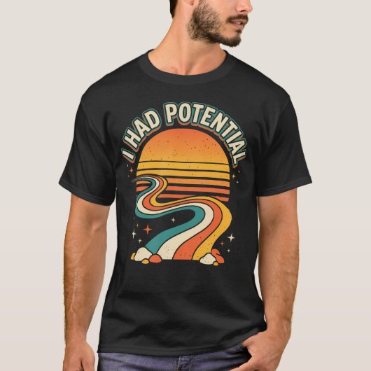 T-shirt J'avais un potentiel de physique (Devant)