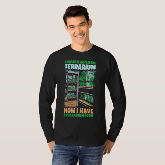 T-shirt J'Avais Un Terrarium Araignée Tarantulas (Devant entier)