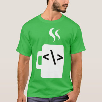 T-shirt Javascript Code Développeur logiciel café Java