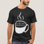 T-shirt JavaScript Code HTML Boire Café (Devant)