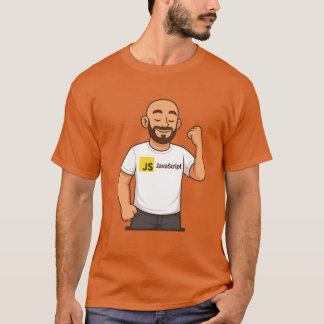 T-shirt JavaScript Coder Power – White Tee