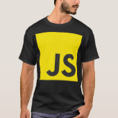 T-shirt Javascript JS Réagir AngularJS Vuejs Nodejs Progra (Devant)