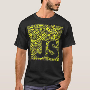 T-shirt JavaScript Shirt original JS Framework Cloud Yell