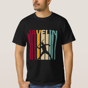 T-shirt Javelin Throw Javelin Retro Silhouette