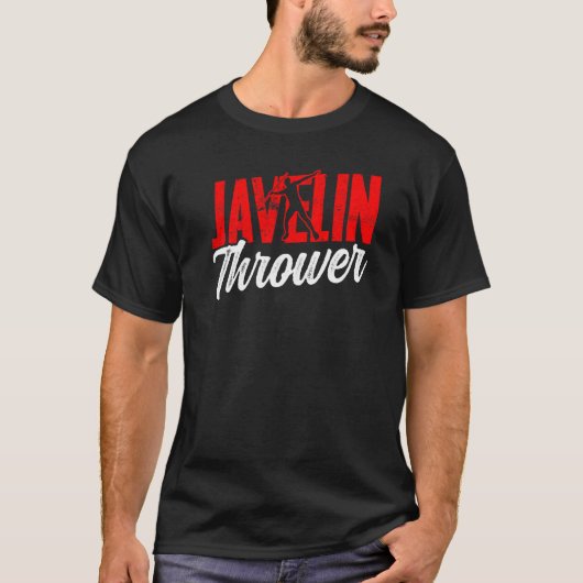 T-shirt Javelin Thrower Thrower Throwing Throby Hobby (Devant)