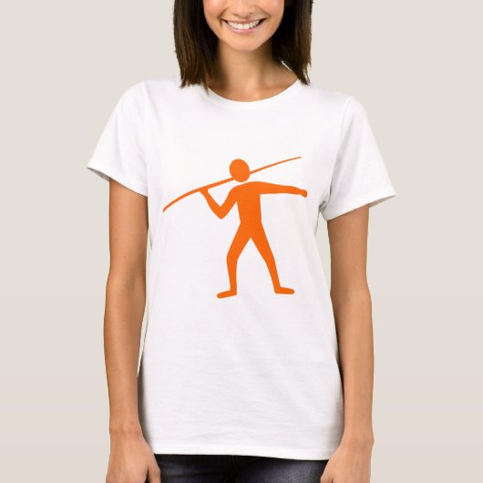 T-shirt Javelin Trower - Orange (Devant)