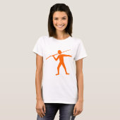 T-shirt Javelin Trower - Orange (Devant entier)