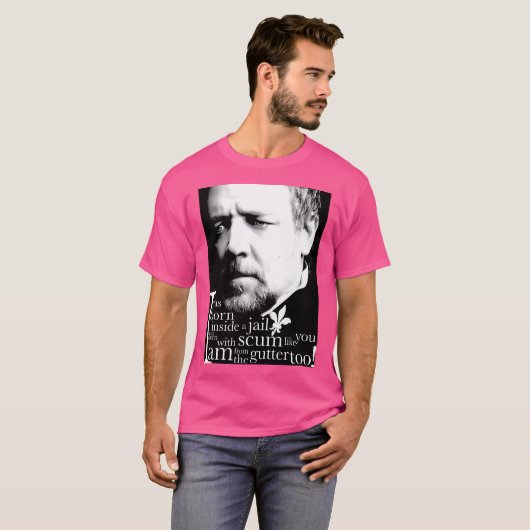 T-shirt Javert Du Gutter (Devant entier)