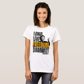 T-shirt Javier Milei Vive Liberté Dammit ! (Devant entier)