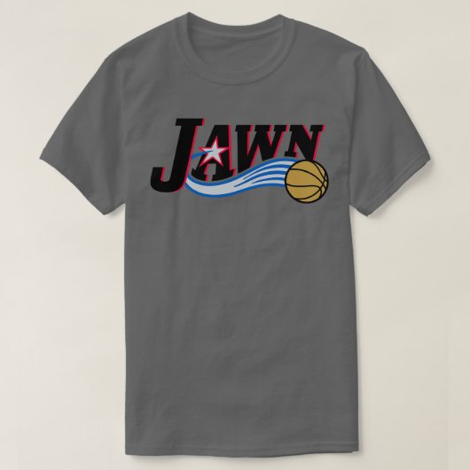 T-shirt Jawn Retro Basket-ball Blanc 1 (Design devant)
