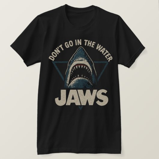 T-shirt Jaws d'avertissement d'arc (Design devant)