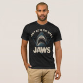 T-shirt Jaws d'avertissement d'arc (Devant entier)