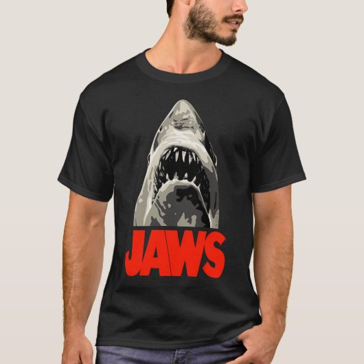 T-shirt JAWS - Great White Shark (Devant)