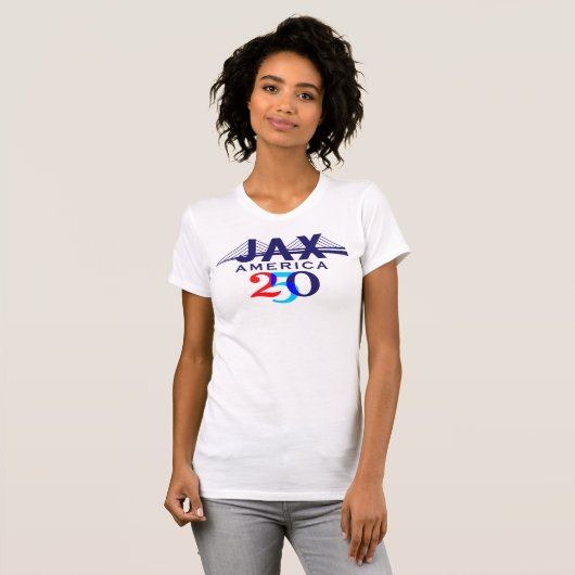 T-Shirt Jax America 250 (clair) (Devant entier)