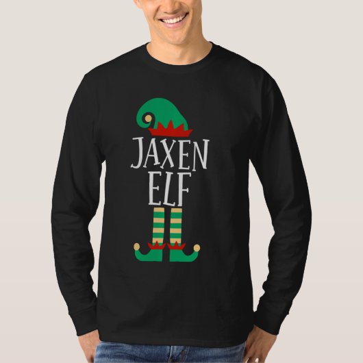 T-shirt Jaxen Elf drôle Famille correspondant Noël Paja (Devant)