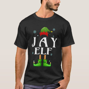 T-shirt Jay Elf Noël Drôle Hommes Famille Correspondant Ch