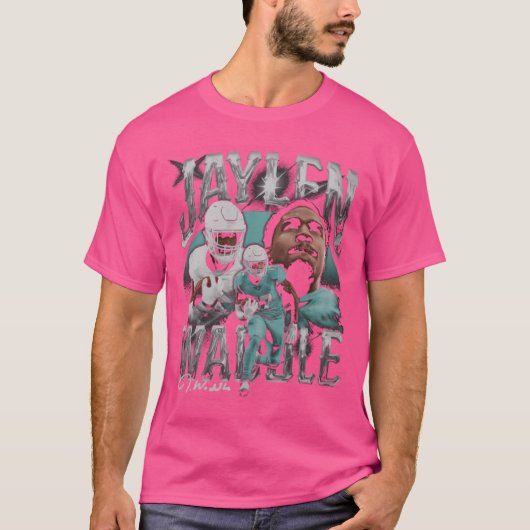 T-shirt Jaylen Waddle Miami Vintage (Devant)