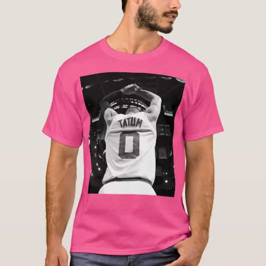T-shirt Jayson Tatum - Noir Blanc (Devant)
