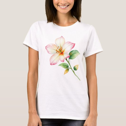 T-shirt jazmine flower (Devant)