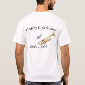 T-shirt jazz1, trompette (Dos)