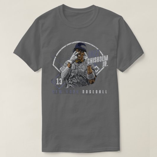 T-shirt Jazz Chisholm Jr New York Y Ballpark 1 (Design devant)