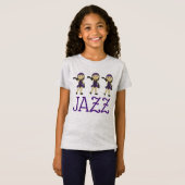 T-Shirt JAZZ Classe de danse Considérant Costume danseuse (Devant entier)
