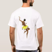 T-shirt jazz-dame (Dos)