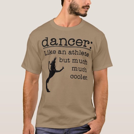 T-shirt Jazz Dance Cadeau Pour Les Filles Danseuses Comme  (Devant)