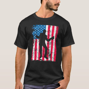T-shirt Jazz Dancer Vintage Us Drapeau Tap Dance Artwork J