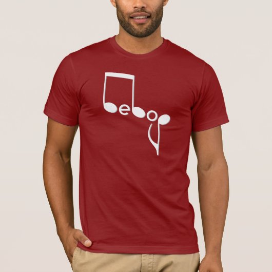 T-shirt Jazz de be-bop (Devant)
