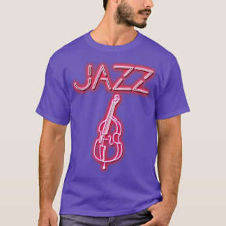 T-shirt Jazz Double basse Neon Design