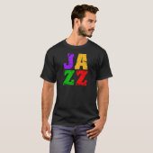 T-shirt Jazz frais coloré (Devant entier)