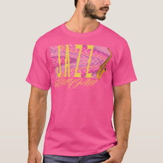T-shirt Jazz Jazz Est Mon Jam Saxophone Cool Jazz Mus
