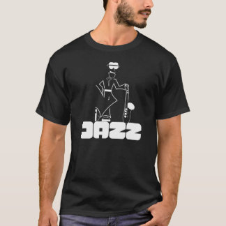 T-shirt Jazz joueur de saxophone de tenor "de chemise de