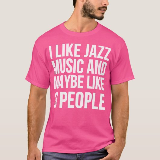 T-shirt Jazz Lover (Devant)