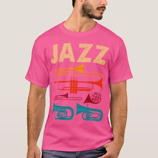 T-shirt Jazz Music Design (Devant)