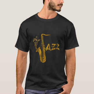 T-shirt Jazz Musical Instrut Musician Saxophone