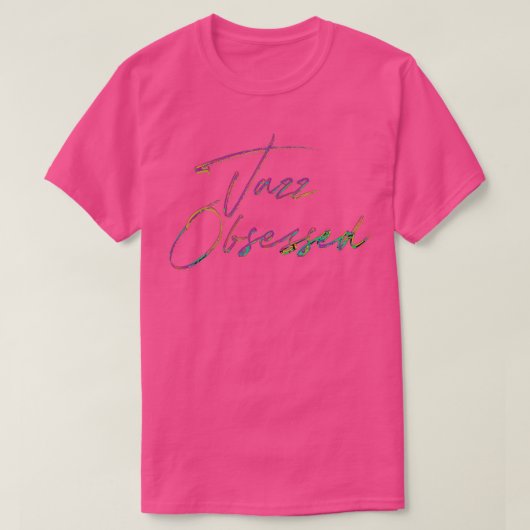 T-shirt Jazz Obsès 80s Style Type Design (Design devant)