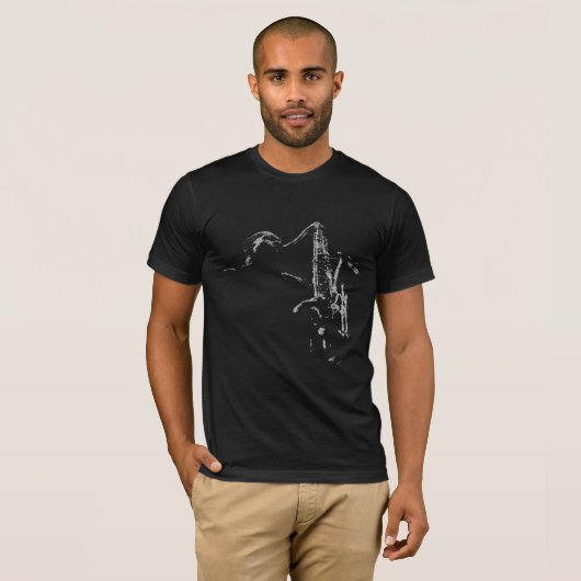 T-shirt Jazzman - Coltrane (Devant entier)