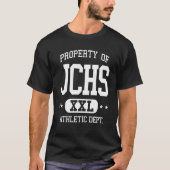 T-shirt JCHS Retro Athletic Property Dept 1 (Devant)